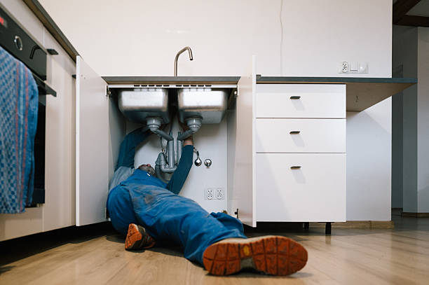 Professional Drain Cleaning technician working in Salina, UT
